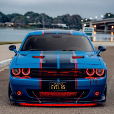 Lighting Trendz 2015-2023 Dodge Challenger Waterproof Halo LED Kit - Custom